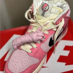 Nike Women's Dunk High "Hoops" Pink size 8